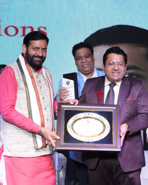 Dr Vivek Ahuja with Nayab Saini